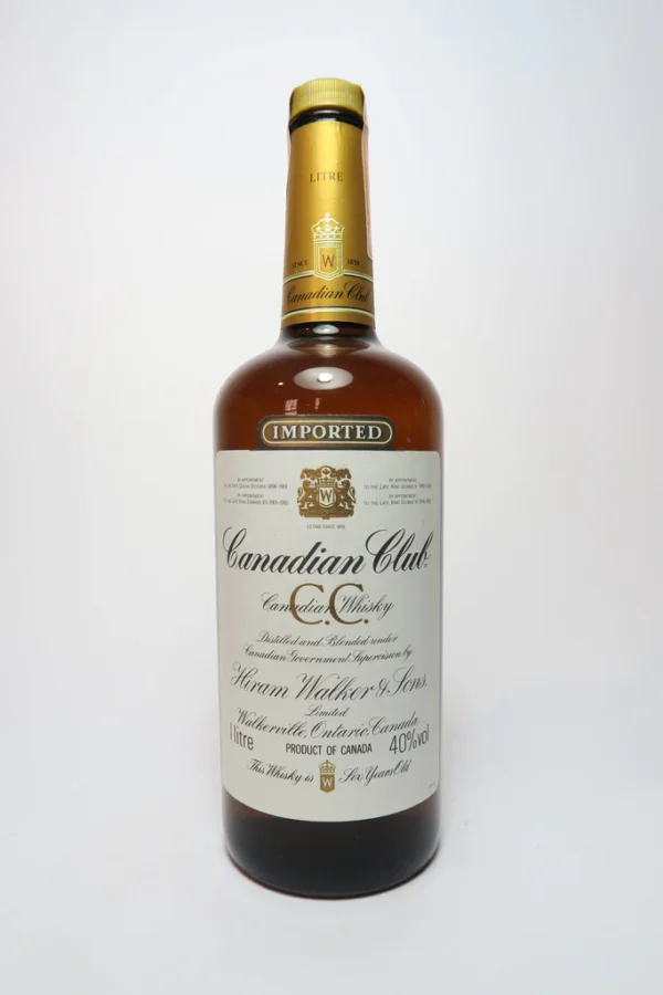 Canadian Club 6YO Blended Canadian Whisky – 1980s (40%, 75cl)